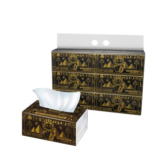 優惠搶【Gotokuji Tokyo 東京豪德寺】埃及金字塔限定版抽取式衛生紙250抽6包x4袋