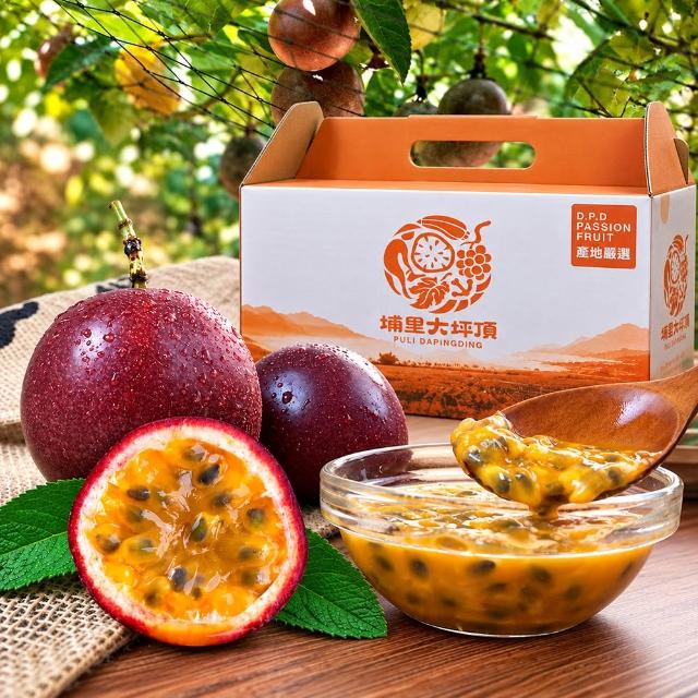 【初品果】南投埔里吊網百香果A級禮盒含箱5斤x1盒(產地直送/送禮/禮盒/水果禮盒)