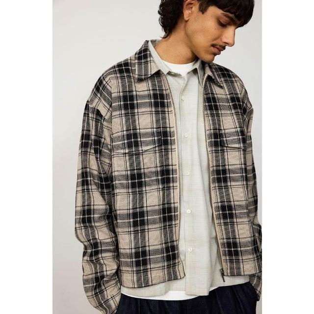 【BEAMS】官方旗艦館 BEAMS / 男裝 網眼 拉鍊 襯衫