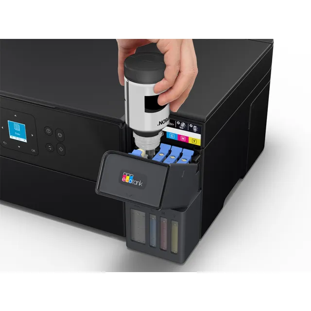 【EPSON】官方直營 搭2組T03Y原廠1黑3彩墨水★L4360 高速三合一Wi-Fi智慧遙控連續供墨複合機