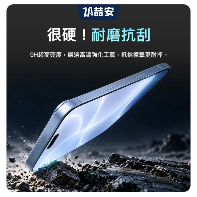 【ZA 喆安】360度防窺鋼化玻璃螢幕手機保護貼膜i18/17/16/15/14/13/12/11 Duo/Plus/Pro/Pro Max適用iPhone