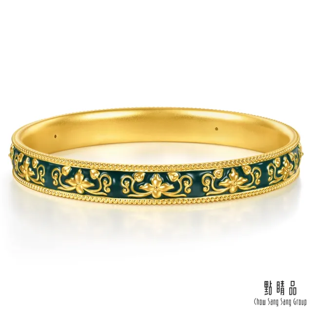 【點睛品】福綿藏韻 黃金手鐲