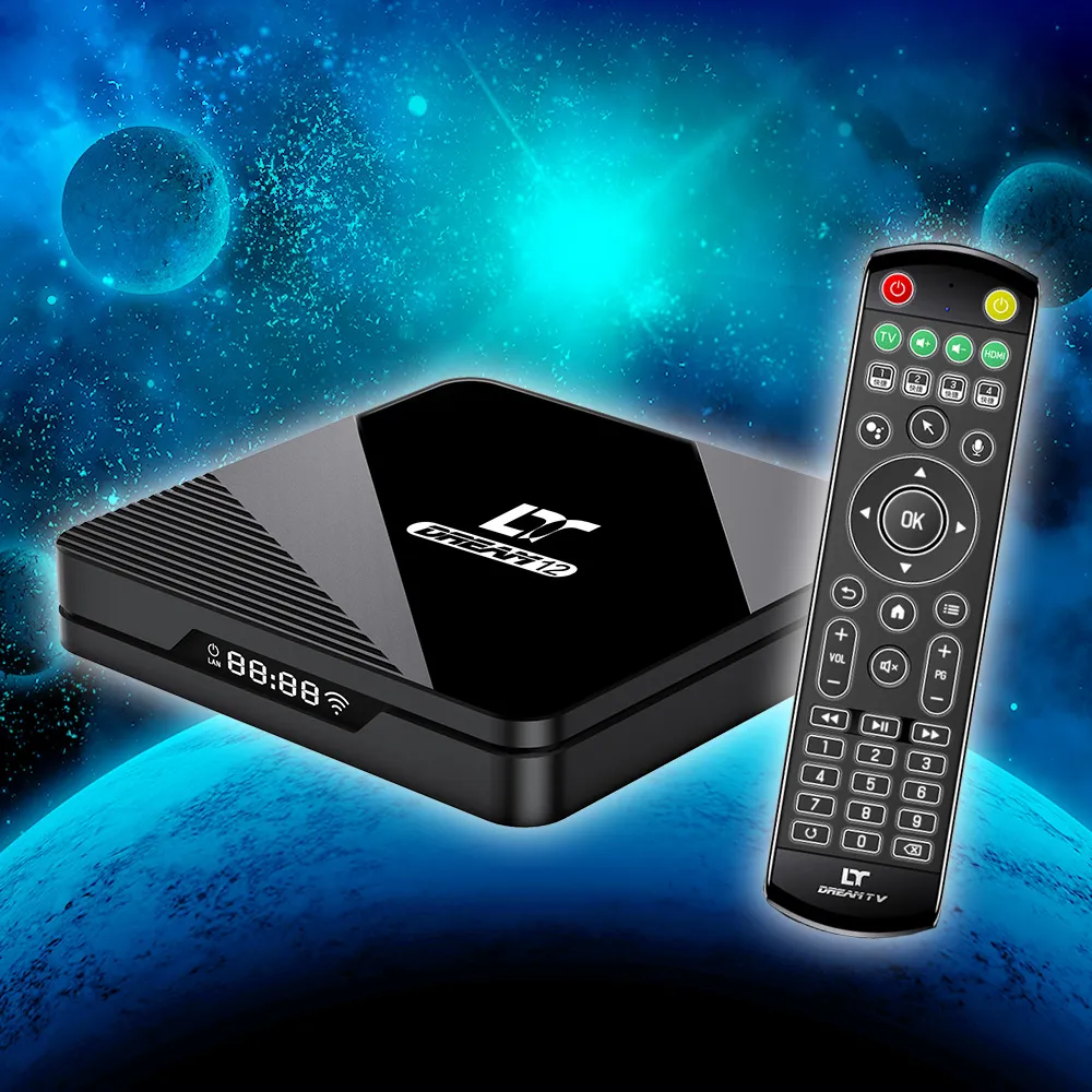 【夢想數位】DreamTV 夢想盒子12代 8K AI智慧旗艦電視盒 4+64G安卓機上盒 語音數位 小雲 易播 藍圖