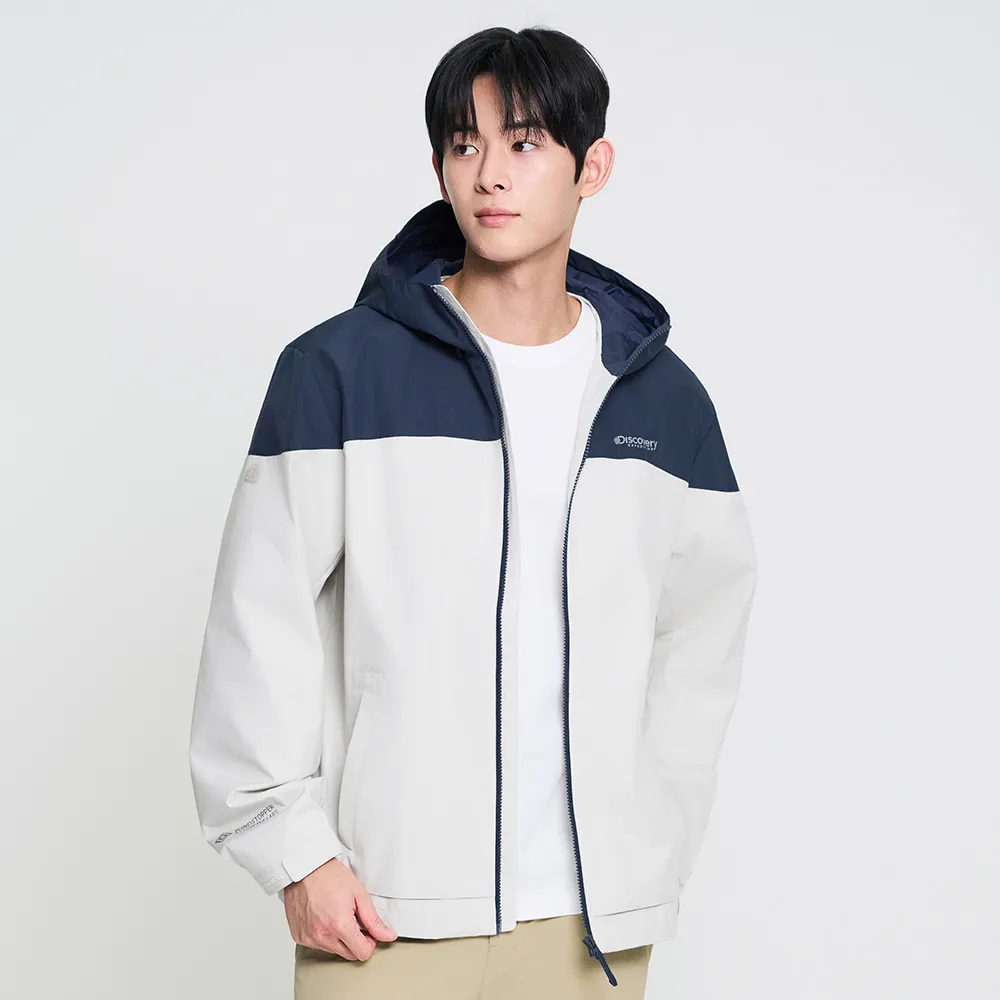 【Discovery Expedition】GORE WINDSTOPPER 男版拉鍊外套 機能外套 防水 防風 抗UV (DMWJ3C061-IND)