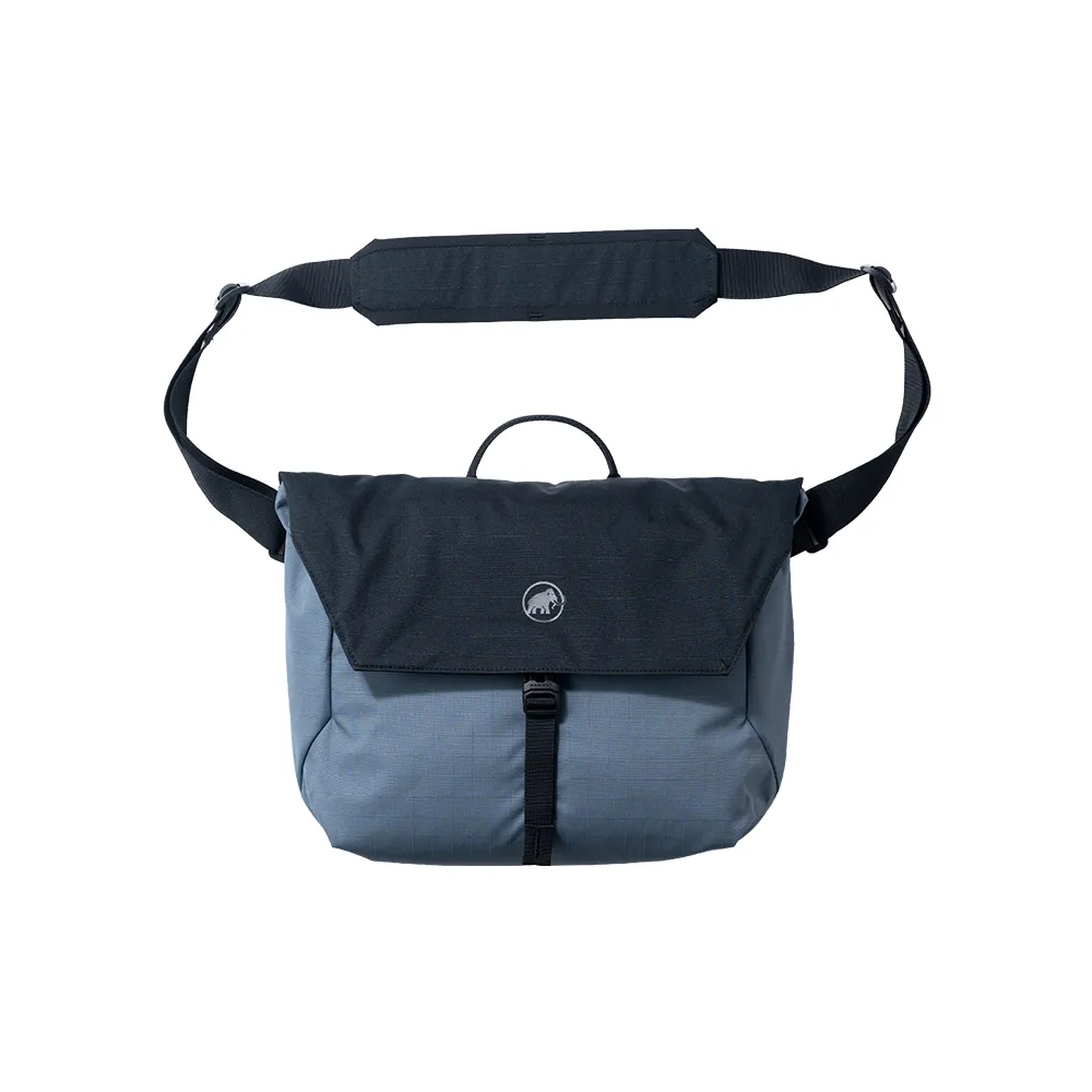 【Mammut 長毛象】Alto Messenger 8 8L 防潑水單肩筆電側背包 地層灰藍 #2810-01500