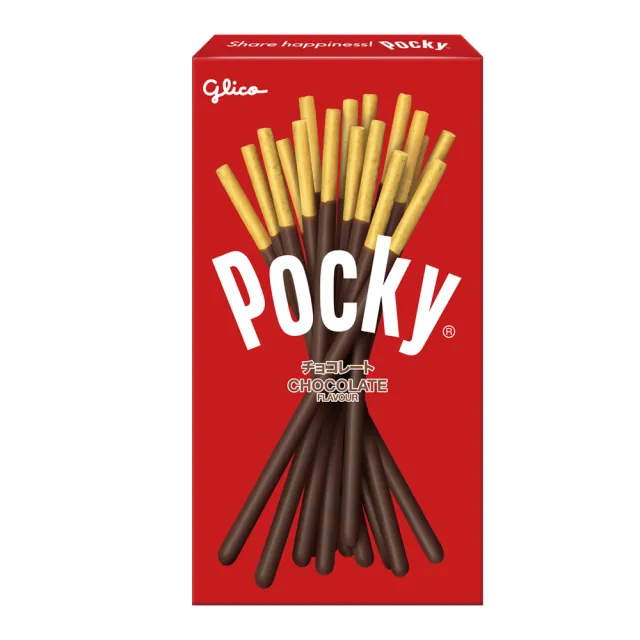 【Glico 格力高】官方直營 Pocky百奇 巧克力棒X20盒入(巧克力/草莓/抹茶/牛奶餅乾)
