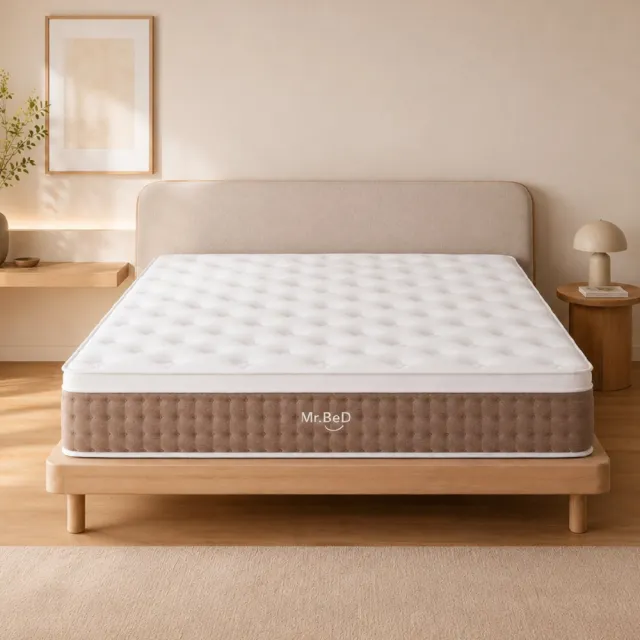 【Mr.BeD】衡好 雙人標準 5cm加厚天然乳膠獨立筒床墊 5尺x6.2尺x30cm 倍得先生(嘖嘖破千萬爆款 100天試睡)