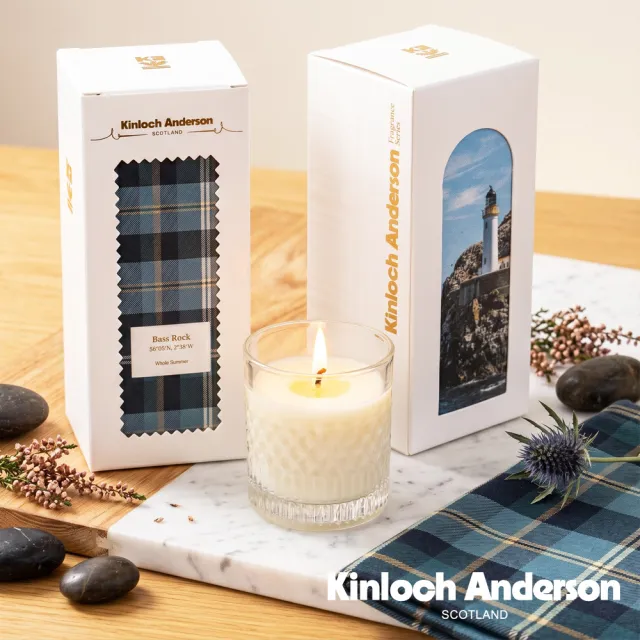 【Kinloch Anderson】金安德森香氛 NO.05巴斯岩 海洋調 香氛蠟燭80g(居家室內/空間香氛)
