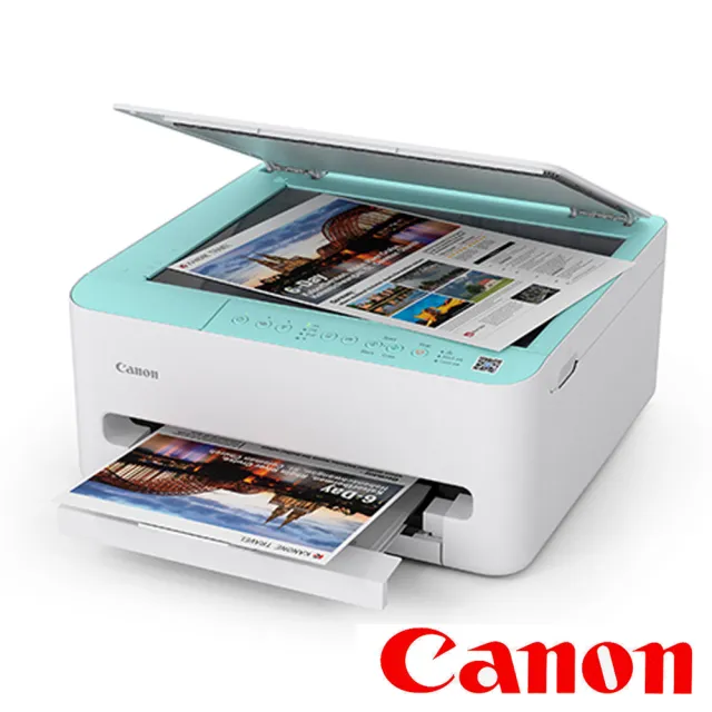 【Canon】官方直營 PIXMA TS4070 三合一Wi-Fi雙面列印無線多功能噴墨印表機(彩色/黑白列印/影印/掃描)