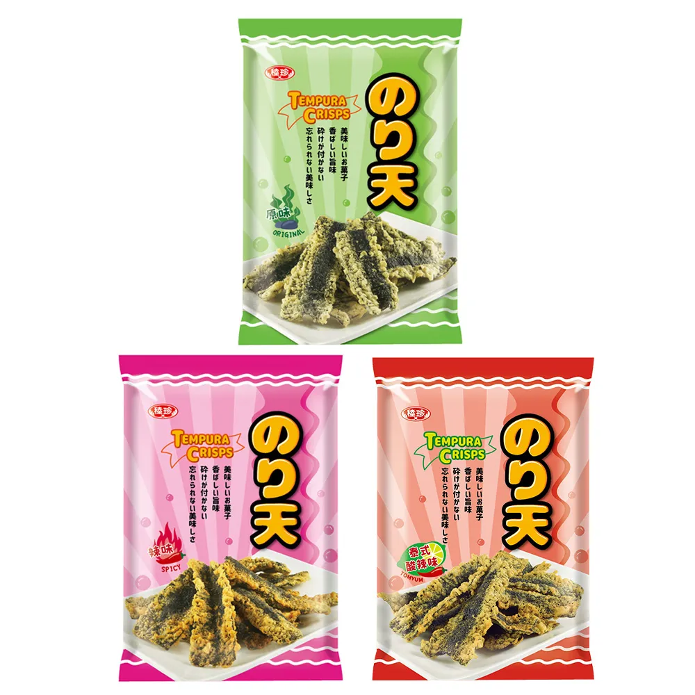 【小浣熊】泰國 天婦羅炸海苔 12包超值組(35g X 12包)