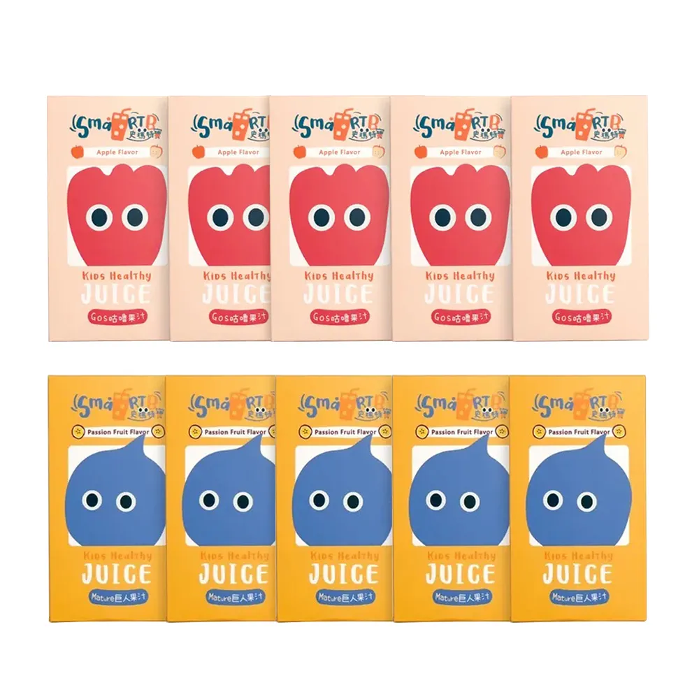 【SmartB 史瑪特寶】GOS兒童咕嚕果汁 / MATURE巨人果汁6入-任選10盒