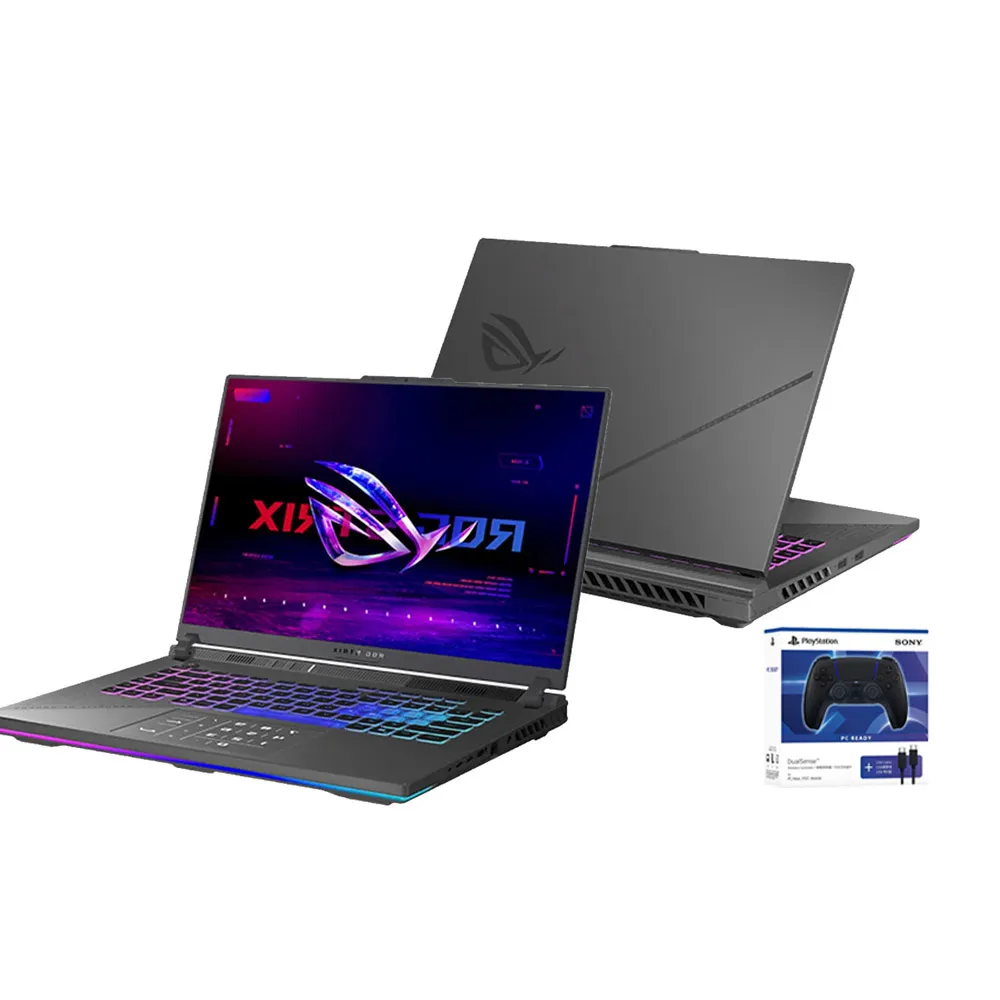 【ASUS 華碩】遊戲手把組★16吋GeForce RTX 5070Ti R9電競筆電(G614PR/Strix G16/R9-8940HX/16G/1TB/W11)