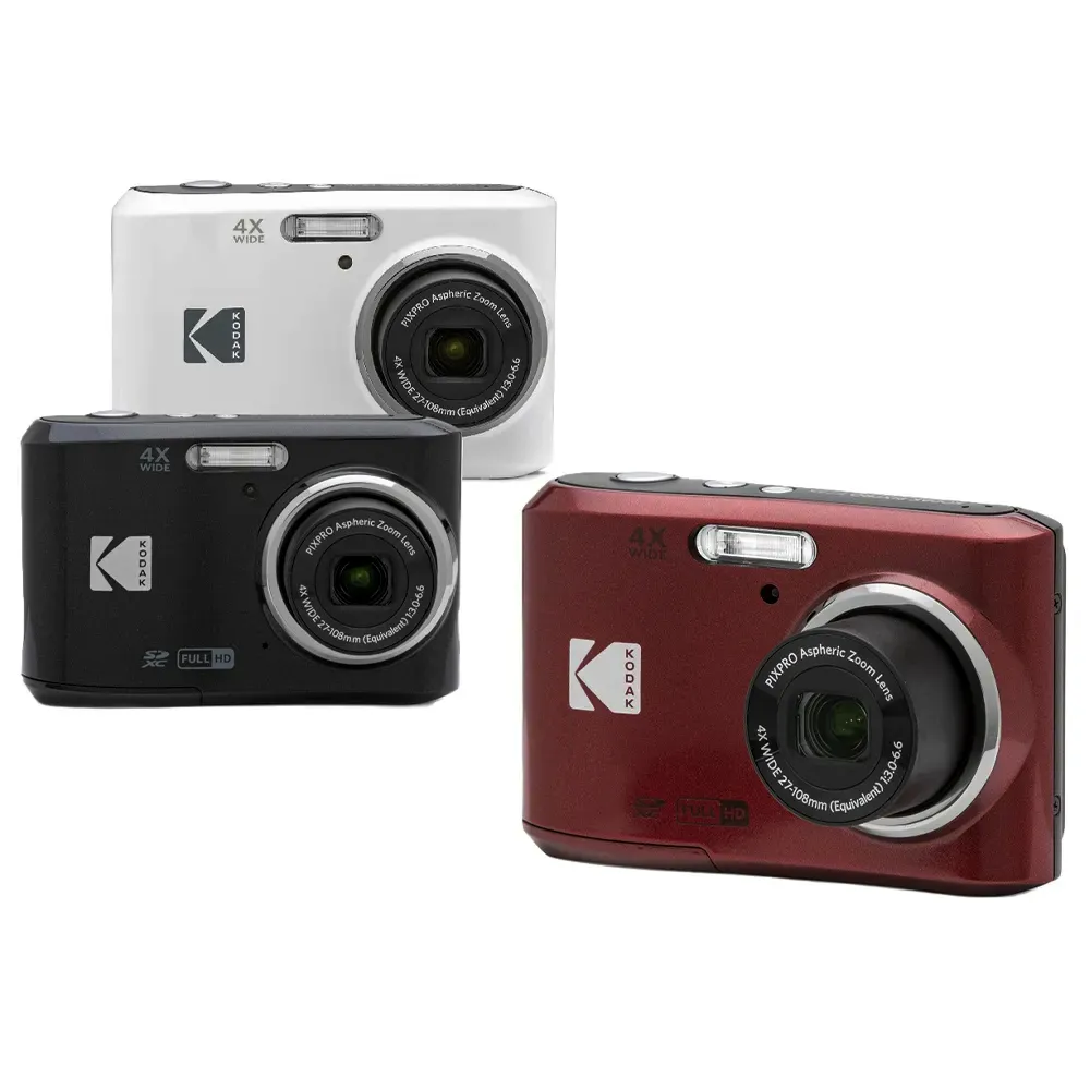 【Kodak 柯達】PIXPRO FZ45 FRIENDLY ZOOM 數位相機 4倍光學變焦 27mm廣角鏡頭(公司貨-再送32G記憶卡)