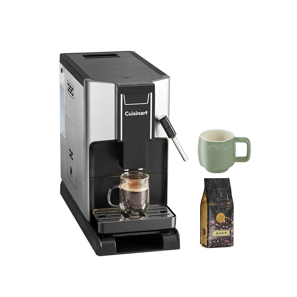 【Cuisinart 美膳雅】全自動雙溫萃取義式咖啡機 EM-550TW