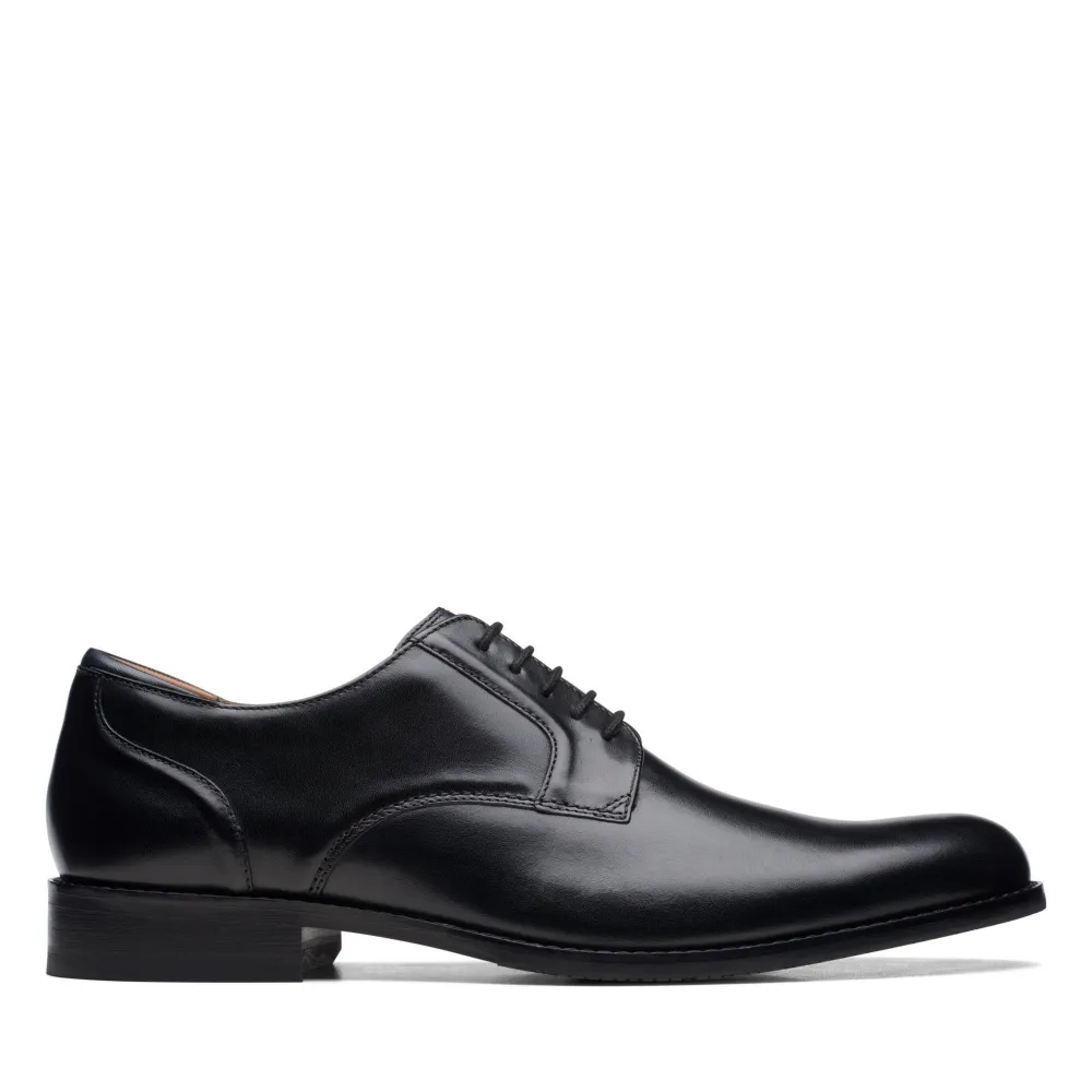 【Clarks】男鞋 Craft Arlo Lace典藏英倫素面紳士鞋 皮鞋(CLM71449D)