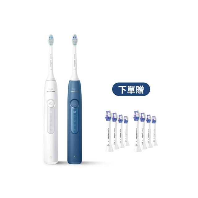 【Philips 飛利浦】HX5191 Sonicare舒適潔淨音波電動牙刷 2入組(2色任選/智能提醒/5種模式/官方直營)