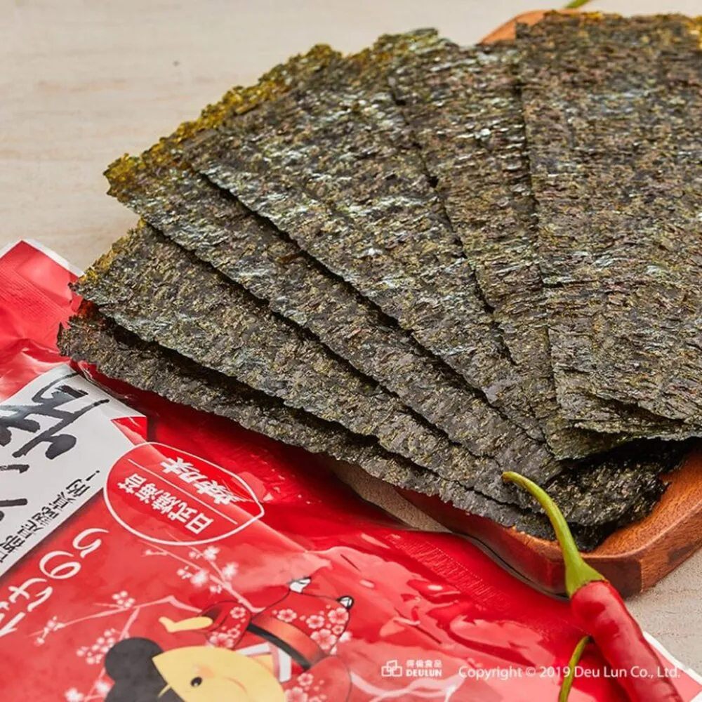 【得倫食品】一片珍情辣味燒海苔26.4g(團購人氣商品)