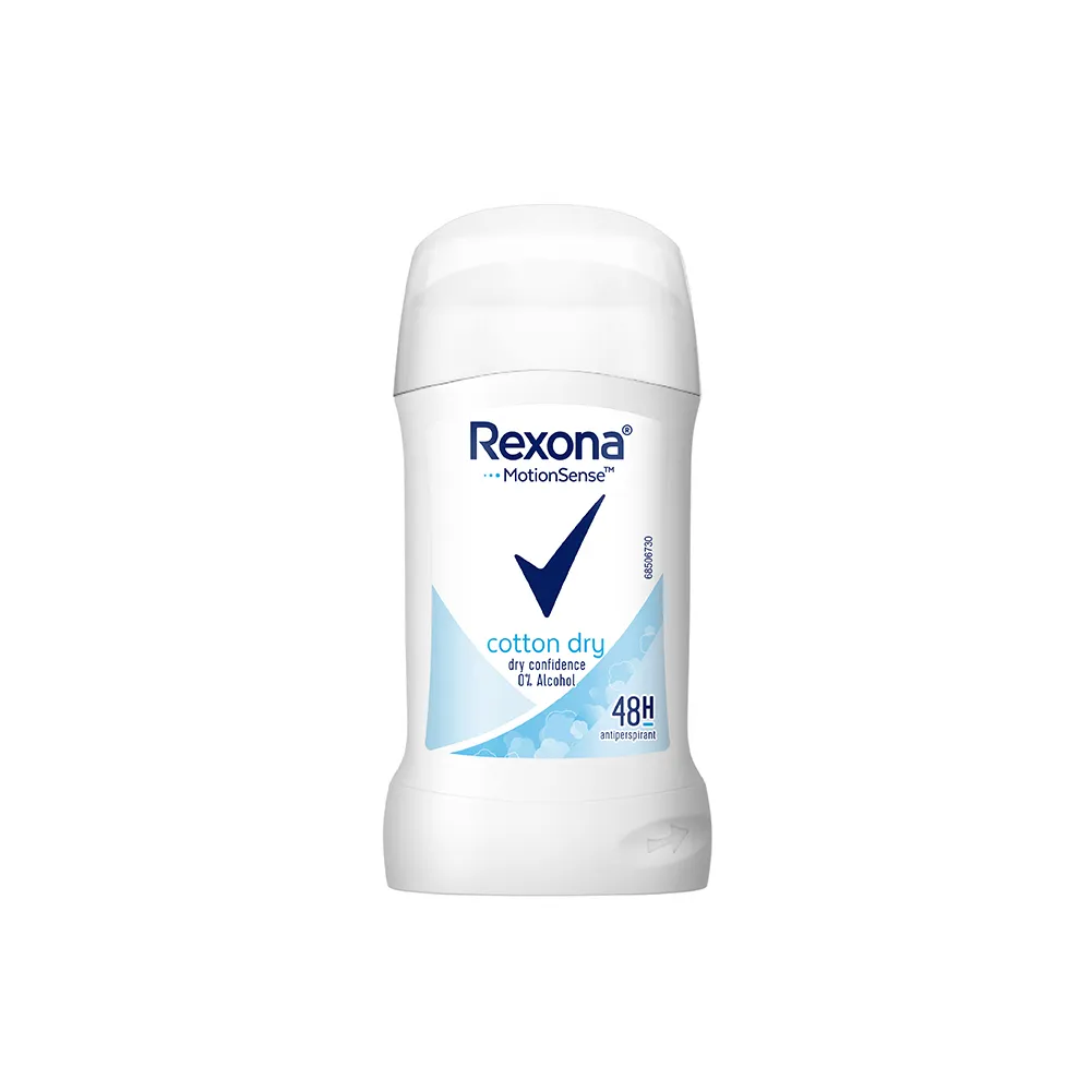 【Rexona 蕊娜】官方直營 制汗爽身體香膏 清新舒棉40g
