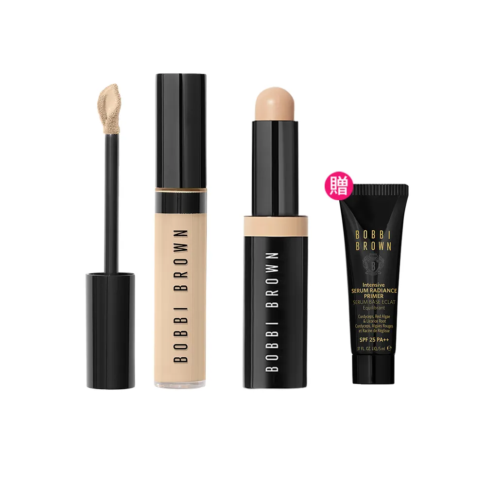 【Bobbi Brown 芭比波朗】完美輕感遮瑕筆+全方位奶油遮瑕筆3g
