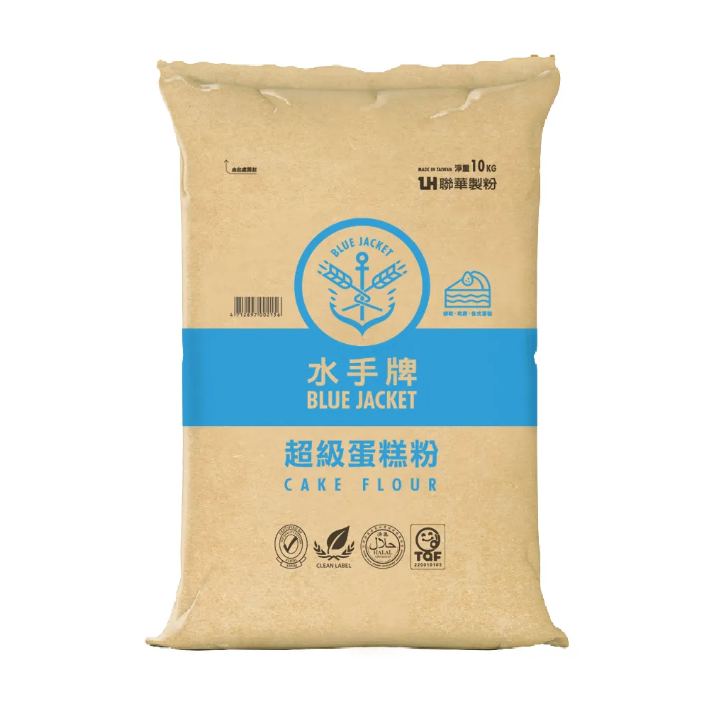 【聯華麵粉】水手牌超級蛋糕粉10kg(低筋、蛋糕甜點適用)