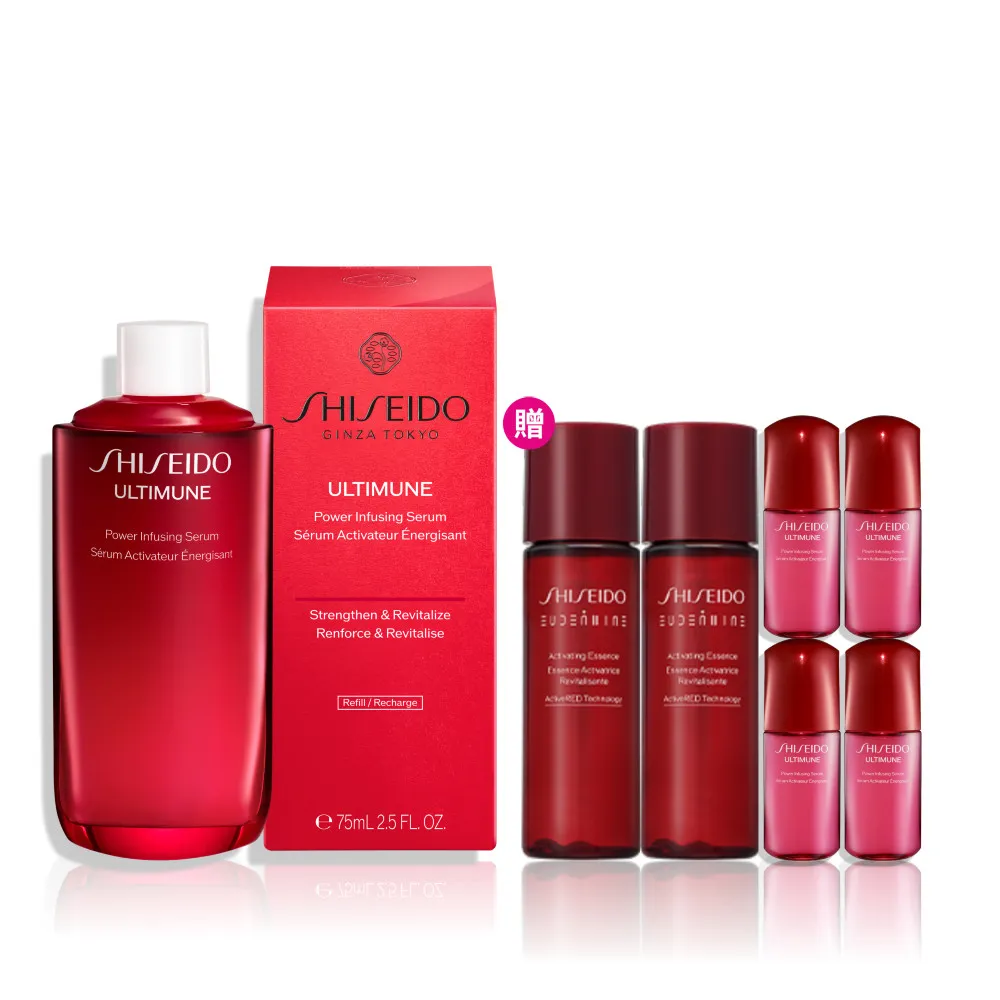 【SHISEIDO 資生堂國際櫃】紅妍山茶花修護精華 75mL 補充瓶