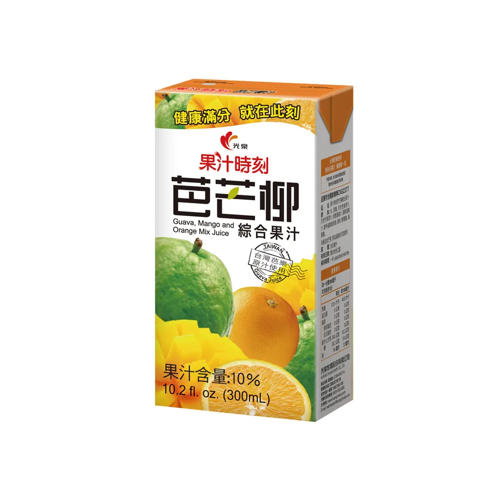 【光泉】果汁時刻-芭芒柳綜合果汁300mlx24入/箱