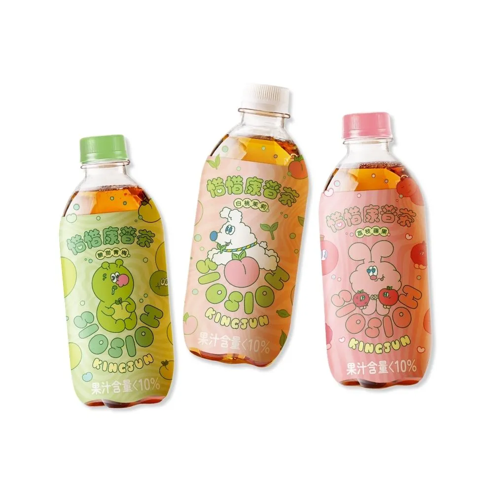 【惜惜】康普茶氣泡飲420mlx2箱(共48入;荔枝蘋果/酸甜青梅/白桃綠茶)
