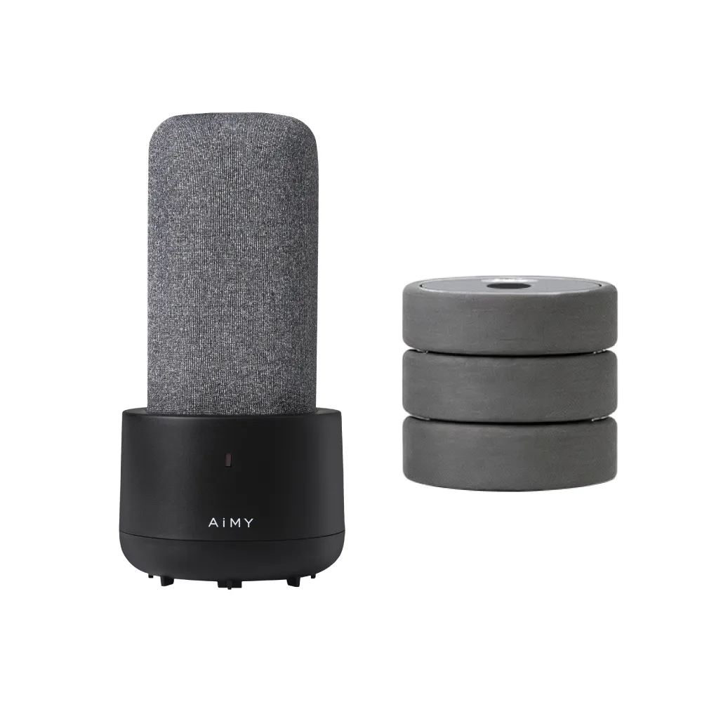 AiMY 綠能炭矽除濕器 AIM-DH01-T 清新大全配(還原座+除濕石+疊疊樂)*1 日本設計/台灣製造