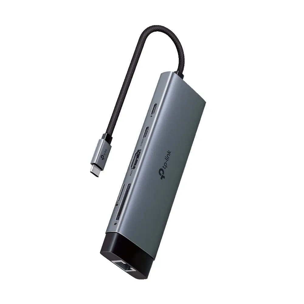 【TP-Link】UH9120C Type-C 9合1多功能轉接器 9埠HUB集線器 HDMI USB3.0 PD快充(100W/組合)
