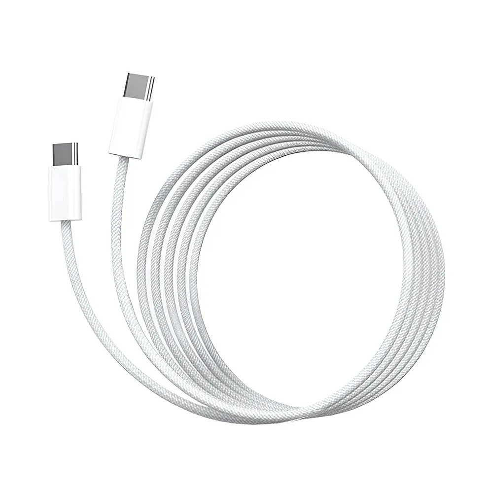 【ZA 喆安】USB2.0 Type-C to C編織充電線1m(適用iPhone 18/17/MacBook/iPad手機快充線)