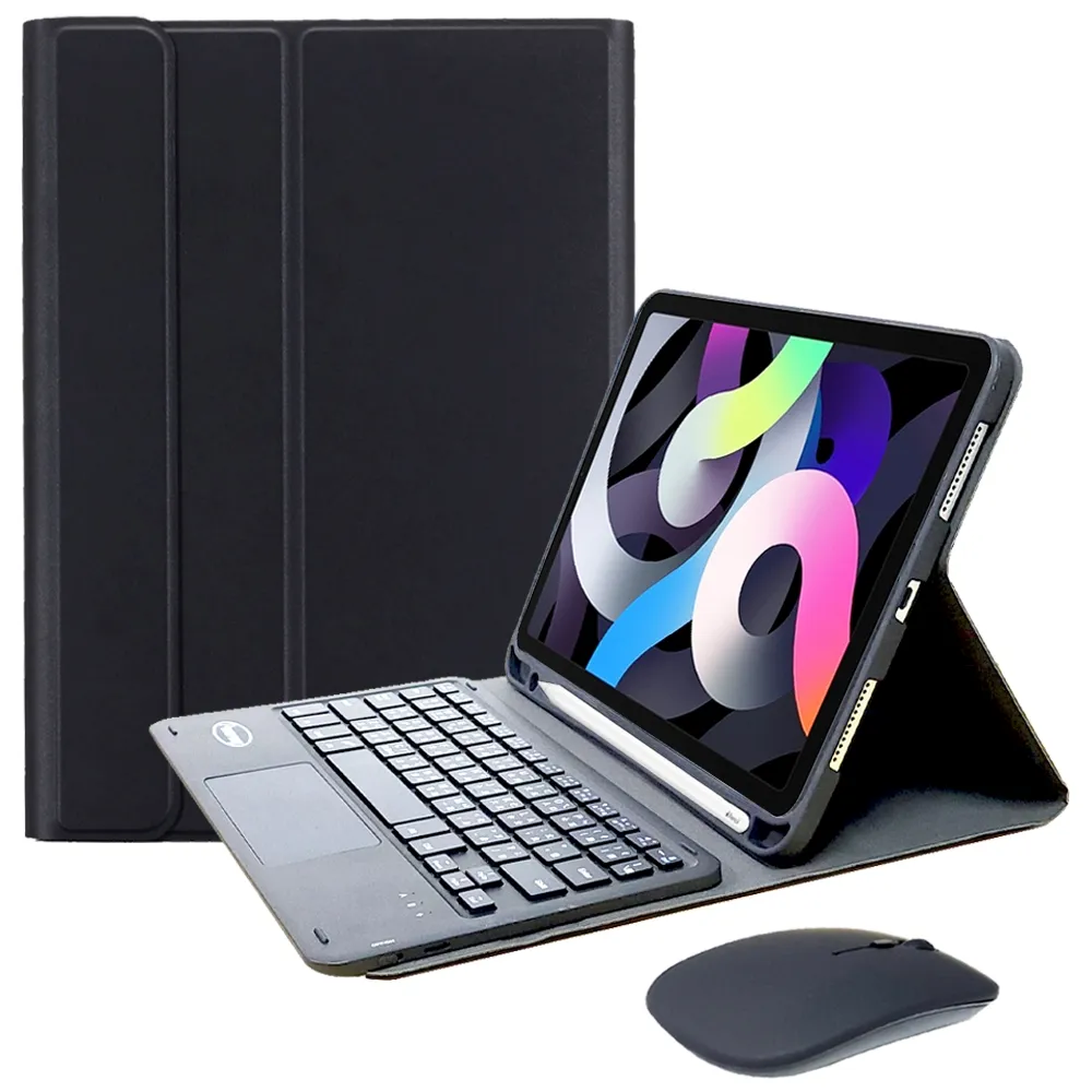 【Powerway】Powerway For iPad 10.9吋-Air5-Air4專用樂控型藍牙鍵盤(送同色無線滑鼠)