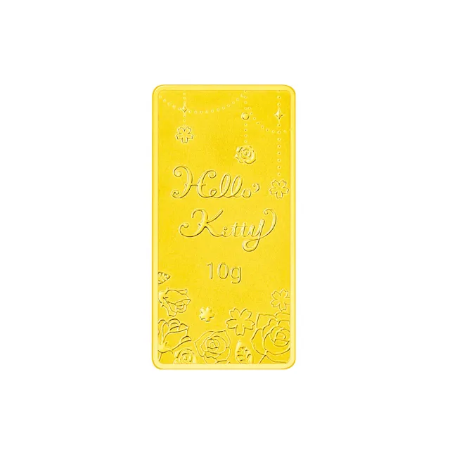【Just Gold 鎮金店】金燦甜夢 黃金金條 10g-任選
