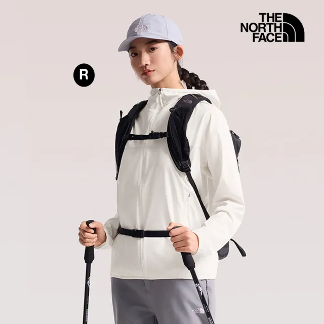 【The North Face】中性款透氣防潑水抗UV機能連帽薄外套(多款任選)