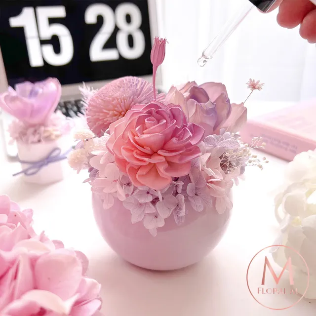 【Floral M】愛麗絲夢遊仙境擴香花禮(擴香花/香氛花/花禮/香水精油/居家香氛/桌上裝飾/送禮)