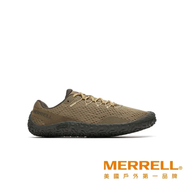 【MERRELL】VAPOR GLOVE 6/輕量戶外越野訓練鞋/男款(棕綠色-ML068603)