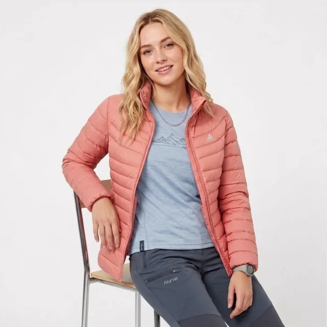【ATUNAS 歐都納】女KEEP WARM輕量羽絨外套 A6GAHH02W (新品上市/輕量/防潑水/收納/保暖外套/夾克/自行車)