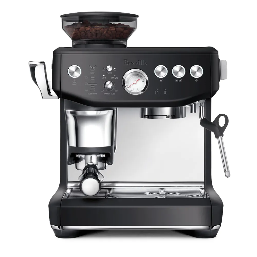【Breville】BES876XL the Barista Express Impress咖啡機（極酷黑）(總代理公司貨)