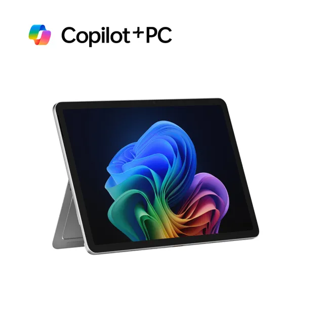 【Microsoft 微軟】鍵盤蓋+筆+365個人組★Surface Pro 12吋 輕薄觸控 AI筆電-白金( X Plus/16G/256G/W11)