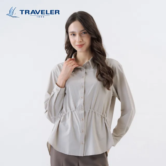 【TRAVELER 旅行者】女款Supplex吸排抗UV襯衫｜262TR703