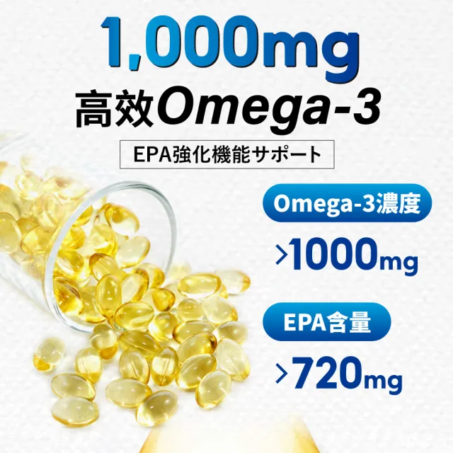 【御熹堂】黃金頂級 90%高濃度專利魚油3入組(一入120顆、醫師推薦、高單位Omega-3、rTG好吸收)