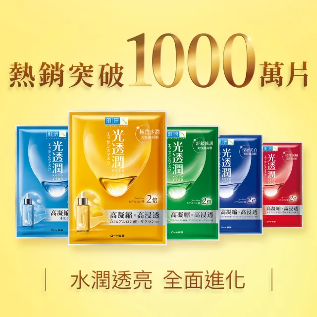 【肌研】官方直營 光透潤面膜 5盒 / 共30片(保濕 抗老 美白 緊緻)