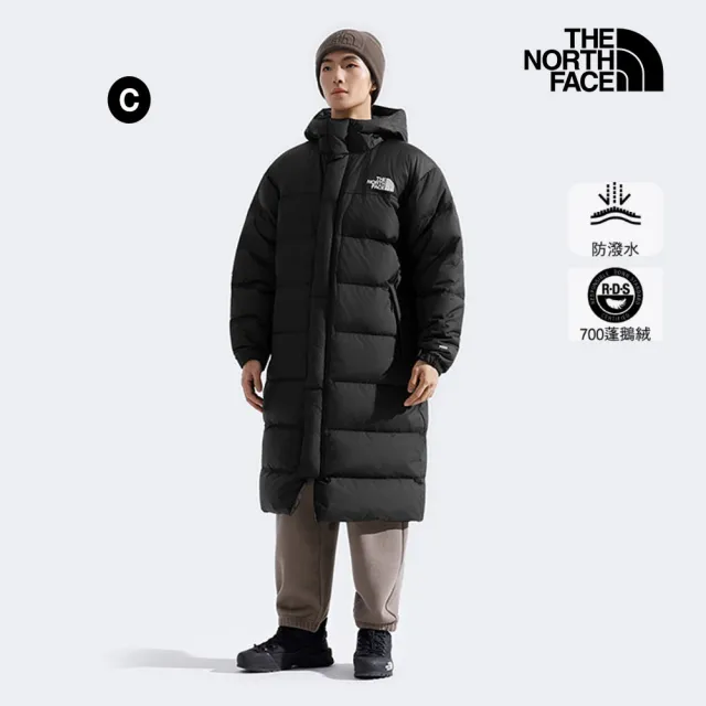 【The North Face】經典ICON男款DWR防潑水羽絨外套(多款任選)