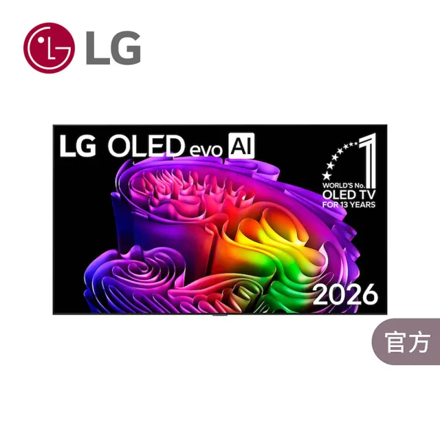 【LG 樂金】77型 OLED evo G6 零間隙藝廊系列 4K AI物聯網智慧顯示器(OLED77G6PTA)