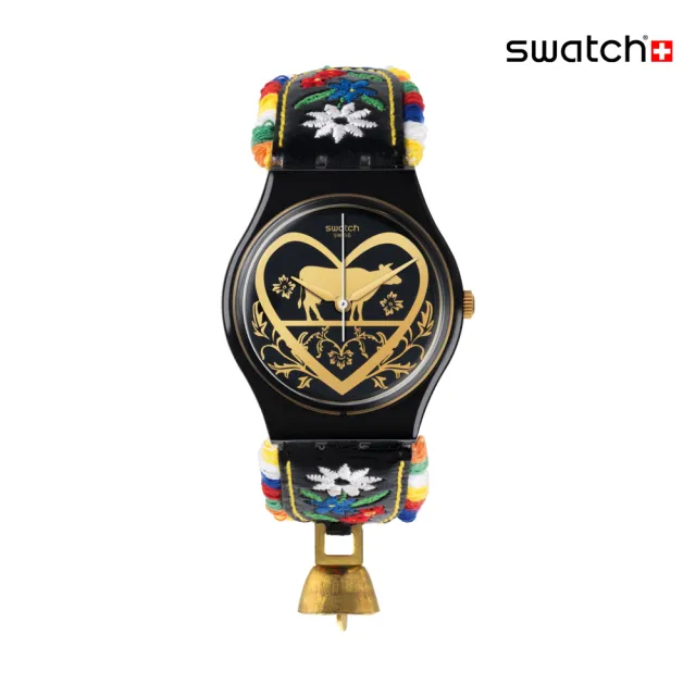 【SWATCH】DIE GLOCKE 經典手錶/男錶/女錶/瑞士製造 GB285 (34mm)
