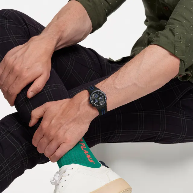 【SWATCH】KAICCO 運動手錶/男錶/女錶/瑞士製造 SUSB406(42mm)