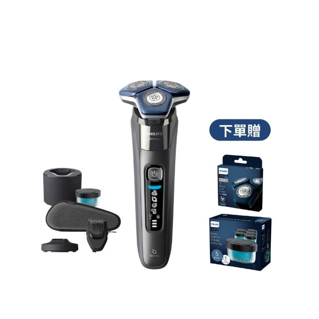 【Philips 飛利浦】S7887/58 SkinIQ 7000系列智能電鬍刀-全能旗艦組(官方直營)