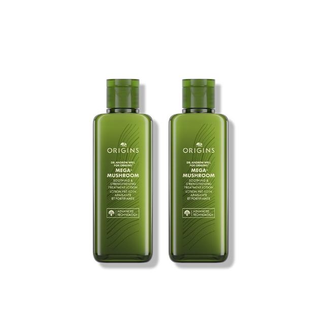 【ORIGINS 品木宣言】Dr. WEIL☆青春無敵☆靈芝穩膚機能水 200ml 二入組