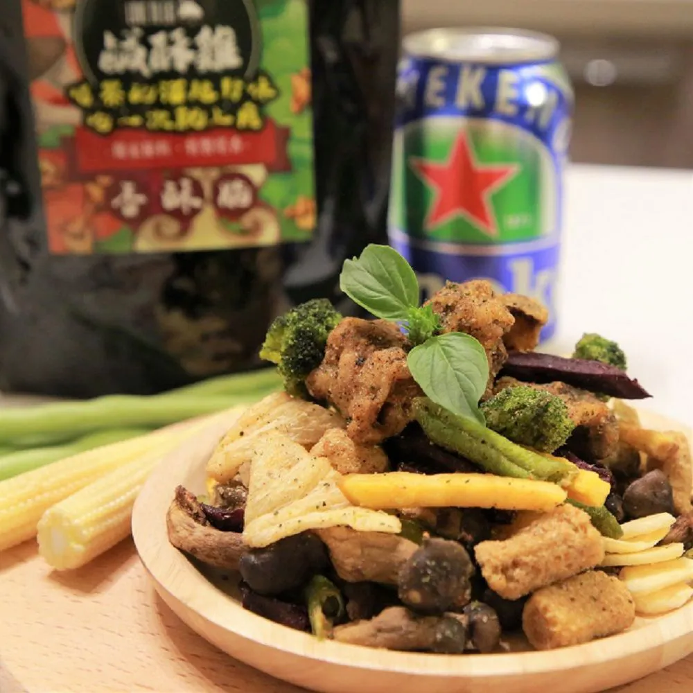 【正宗台灣味】塔香鹹酥雞/鹹蔬姬(4入組)