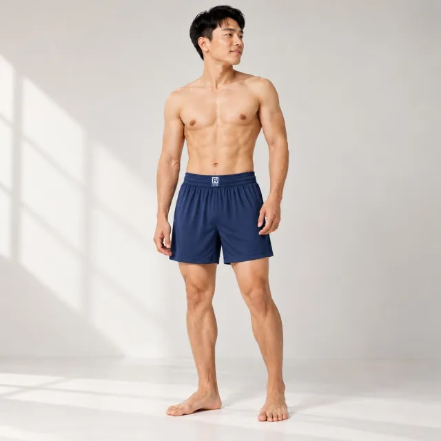 【FU】6件組 霸王急速排汗平口褲.男四角褲.寬鬆內褲.快乾親膚.透氣乾爽.平口內褲