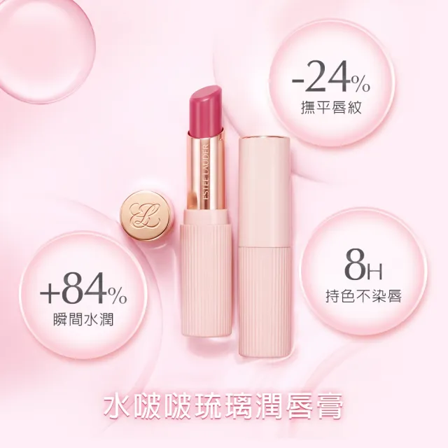【Estee Lauder 雅詩蘭黛】水啵啵琉璃潤唇膏(IU同款/護唇)